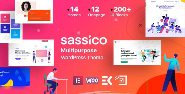 Sassico Theme - Saas Startup Multipurpose WordPress Theme 3.6.0