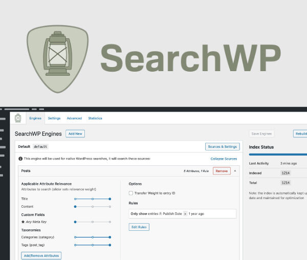 SearchWP – Core Files | WordPress search can’t find much 4.5.6
