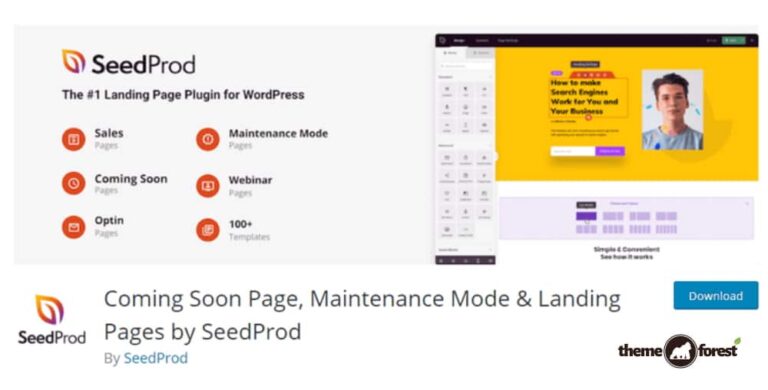 SeedProd Coming Soon Pro + Maintenance Mode – Plugin for WP 6.19.3