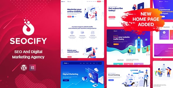 Seocify Theme SEO Digital Marketing Agency WordPress Theme 3.8