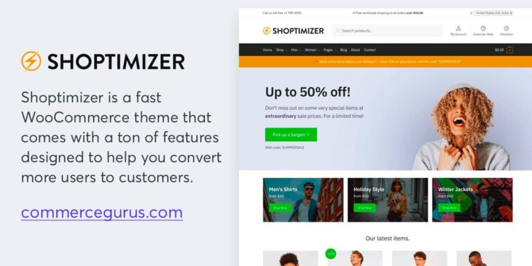 Shoptimizer – Fastest WooCommerce WordPress Theme 2.9.1