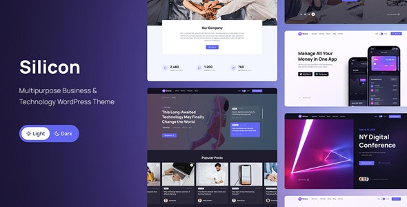 Silicon Theme - Multipurpose Technology WordPress Theme 1.7.1