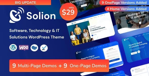 Solion - IT Solutions & Services WordPress 2.3