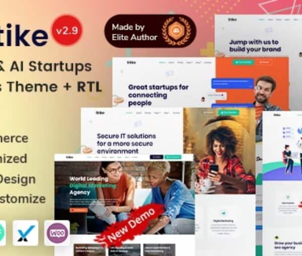 Stike Theme - Technology & SEO IT Startup WordPress Theme 2.9