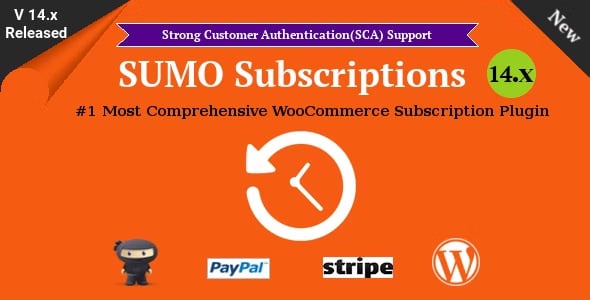 SUMO Subscriptions - WooCommerce Subscription System 17.3.0