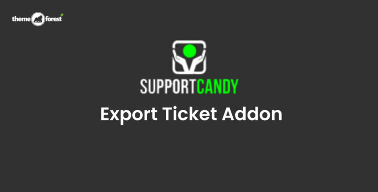 SupportCandy Export Ticket Addon 3.1.4