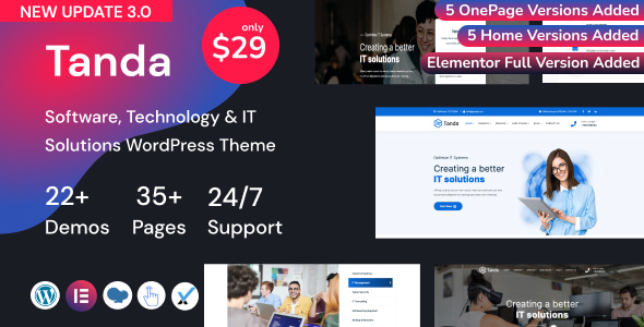 Tanda Theme - IT Solutions WordPress 1.5