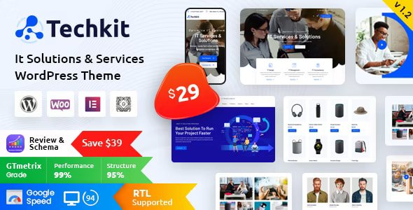 Techkit Theme – Technology & IT Solutions WordPress Theme 2.5