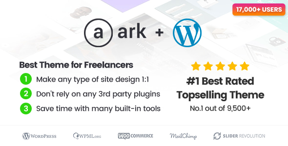 The Ark Theme | WordPress Theme made for Freelancers 1.74.0