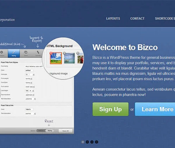 Themify Bizco WordPress Theme + Activation 7.5.5