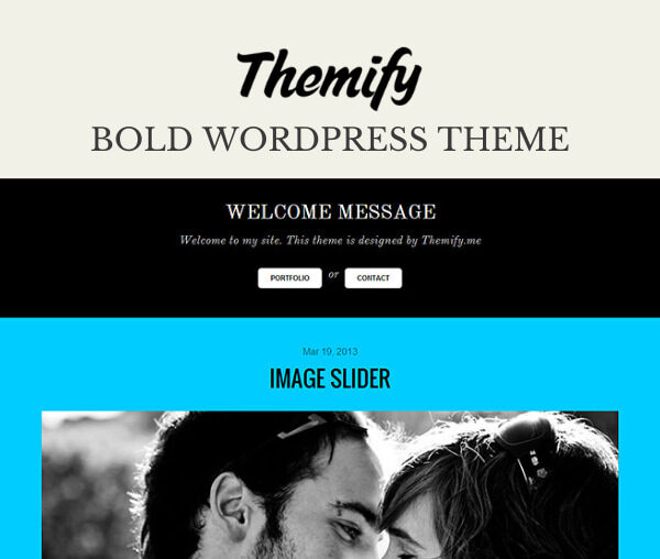 Themify Bold WordPress Theme + Activation 7.5.5