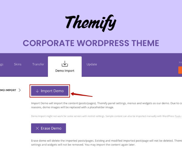 Themify Corporate WordPress Theme + Activation 7.5.7