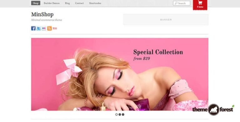 Themify Minshop WordPress Theme + Activation 7.5.0