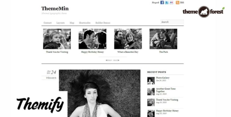 Themify Thememin WordPress Theme + Activation 7.5.0