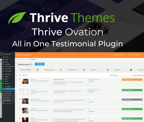 Thrive Ovation Testimonial Plugin 10.8.6