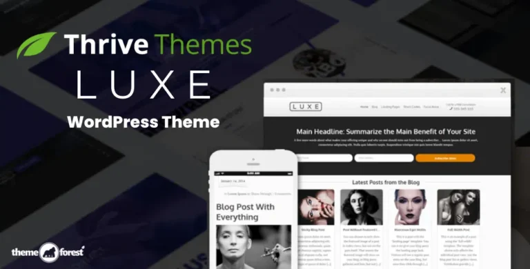 Thrive Themes Luxe WordPress Theme 2.11.1