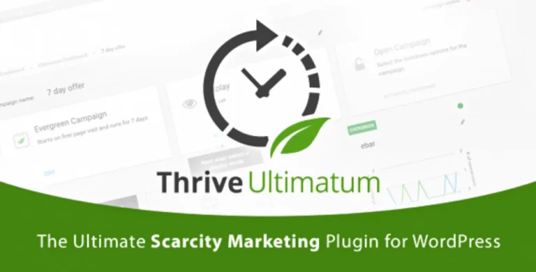 Thrive Ultimatum Scarcity Marketing WordPress Plugin 10.8.6