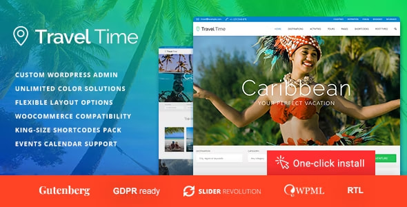 Travel Time Theme - Tour and Hotel WordPress Theme 1.4.4