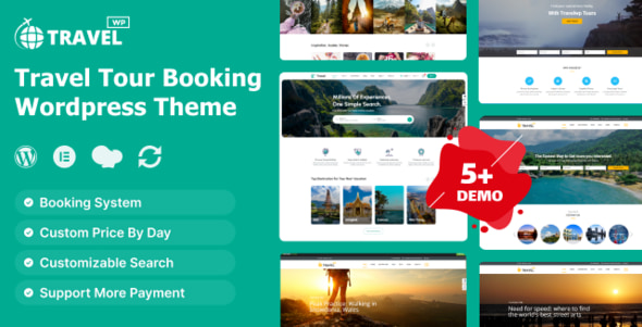 Travel WP Theme – Travel Tour Booking WordPress Theme 2.1.6