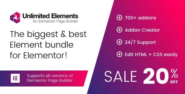 Unlimited Elements for Elementor Pro 2.0.5