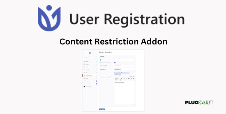 User Registration Content Restriction Addon 1.3.4
