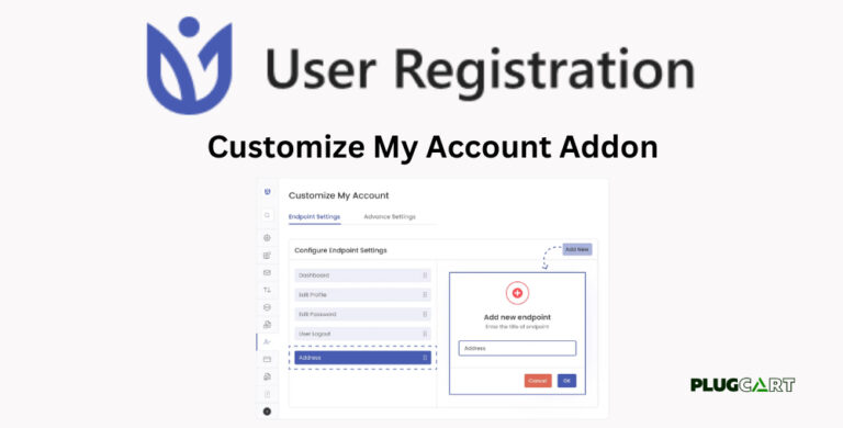 User Registration Customize My Account Addon 1.2.12