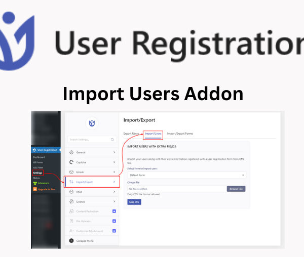 User Registration Import Users Addon 1.0.10