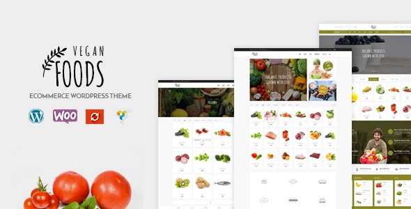 Vegan Food Theme - Organic Store Responsive WooCommerce WordPress Theme 5.2.34