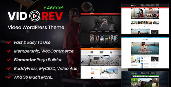 VidoRev Theme - Video WordPress Theme 2.9.9.9.9.9.7