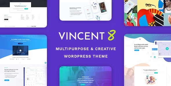 Vincent Eight Theme | Responsive Multipurpose WordPress Theme 1.26