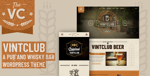 VintClub Theme - A Pub and Whisky Bar WordPress Theme 1.1.4