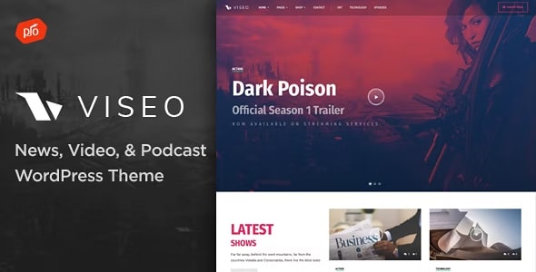 Viseo Theme - News, Video, & Podcast Theme 4.4