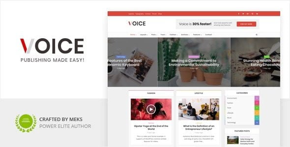 Voice - News Magazine WordPress Theme 3.0.3