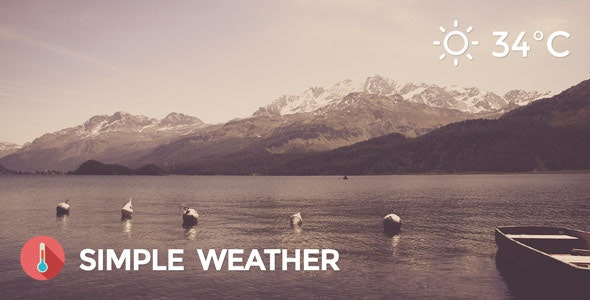 Weather WordPress Shortcode & Widget - Simple Weather Plugin 4.5.1