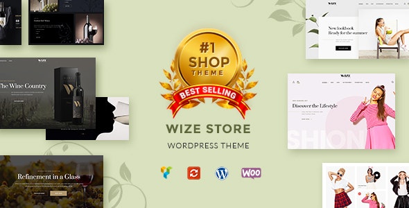 WizeStore Theme - Multipurpose WooCommerce Shop WordPress 1.15.3