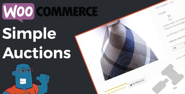 WooCommerce Auctions - WordPress Simple Auctions 3.0.6
