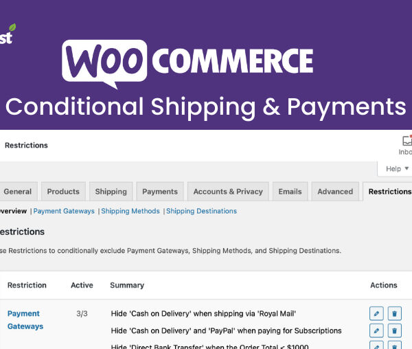 WooCommerce Conditional Shipping & Payments 3.0.4
