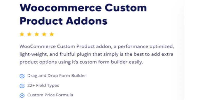 Woocommerce Custom Product Addons 5.2.2