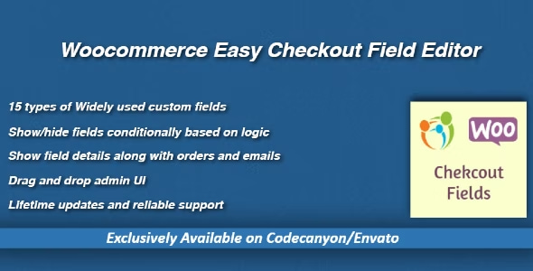 Woocommerce Easy Checkout Field Editor & Checkout Fees 3.8.0