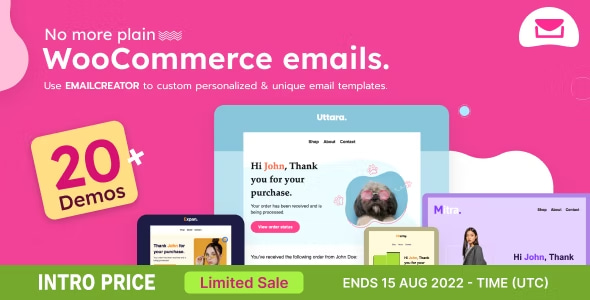 WooCommerce Email Template Customizer - Email Creator 1.2.12