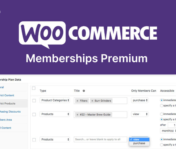 WooCommerce Memberships Premium 1.27.5