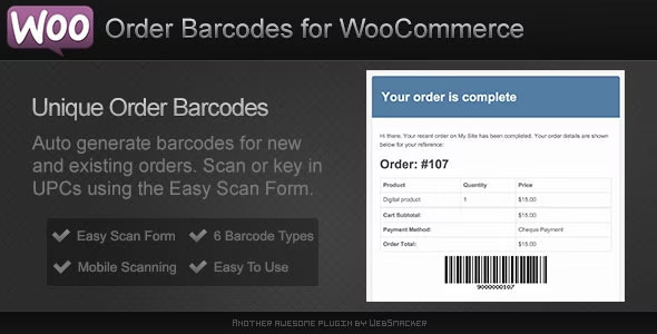 WooCommerce Order Barcodes 1.9.8