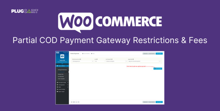 WooCommerce Partial COD - Payment Gateway Restrictions & Fees 1.5