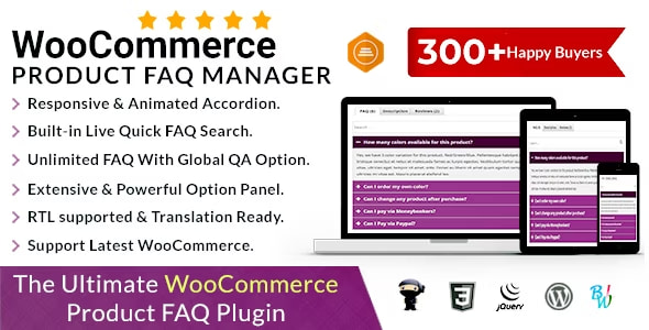WooCommerce Product FAQ Manager 1.4.8