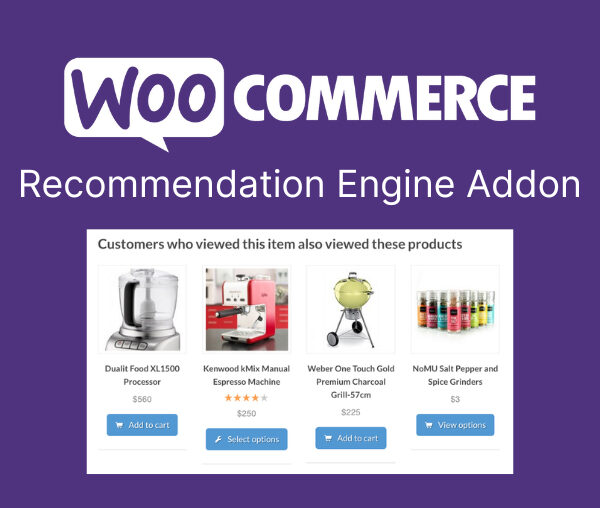 WooCommerce Recommendation Engine Addon 3.5.4