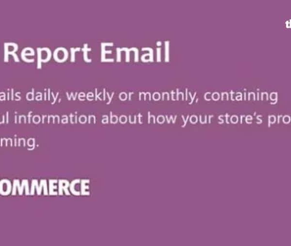 WooCommerce Sales Report Email 1.4.1