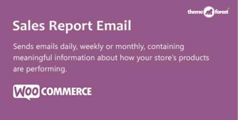 WooCommerce Sales Report Email 1.4.1