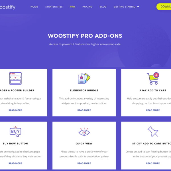 Woostify Pro Addons 1.8.7