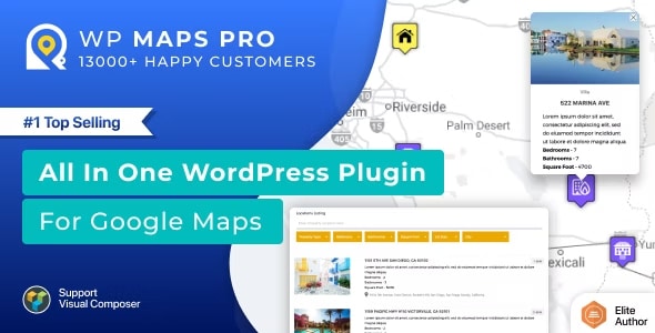 WordPress Plugin for Google Maps - WP MAPS PRO 6.0.4
