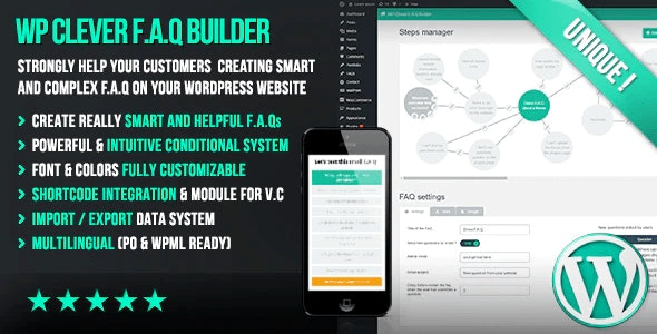 WP Clever FAQ Builder - Smart support tool for Wordpress 1.43